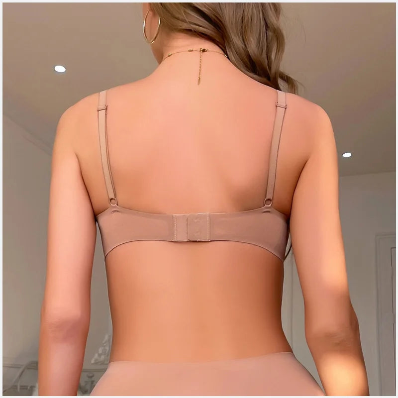 New Women's Traceless Tight Comfortable Breathable and Steel Ring Free Bra